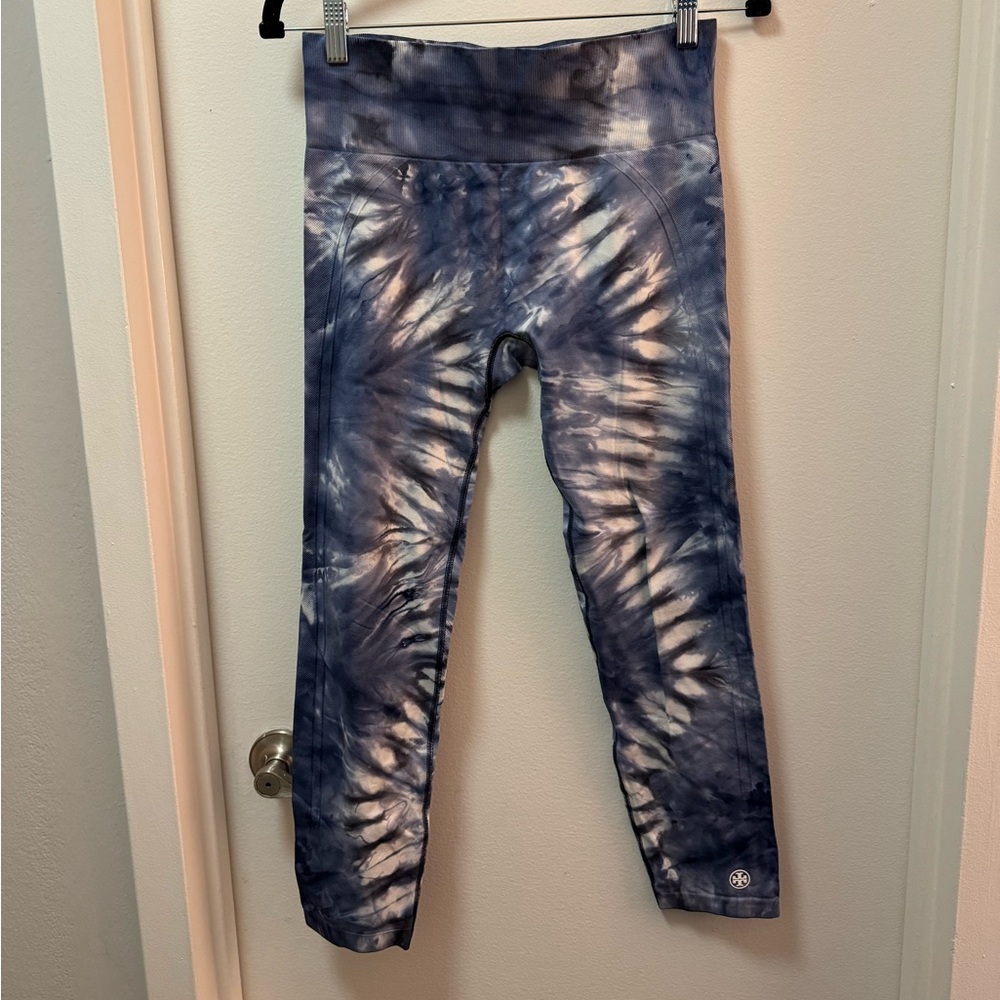 Tory Burch Sport High-Rise Seamless Tie-Dye 7/8 Legging - Picture 4 of 5